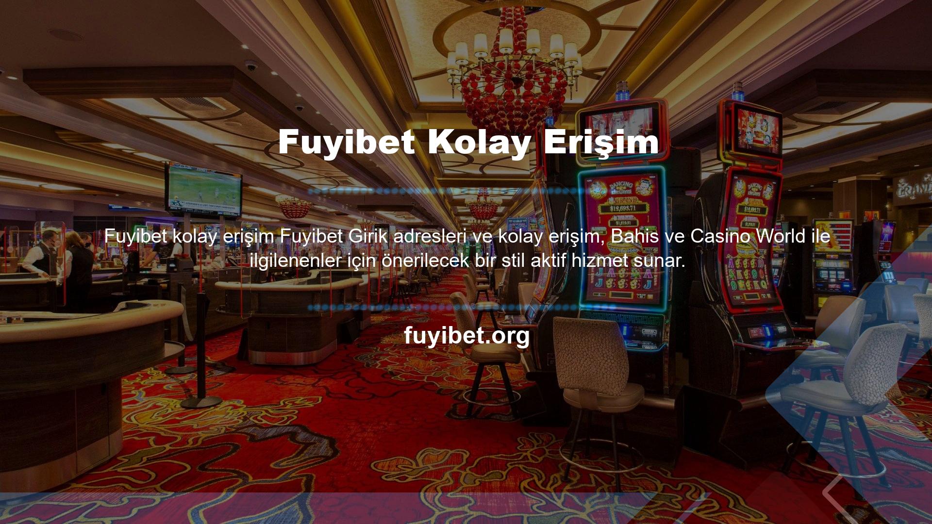 Fuyibet Avrupa şans oyunları için uzun zamandır en iyi seçim oldu ve şimdi ülkemize sunacak heyecan verici yeni şeyler var